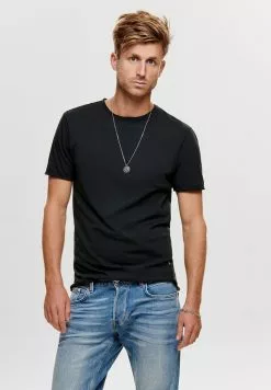 Only & Sons ALBERT - T-shirt Basique - Black