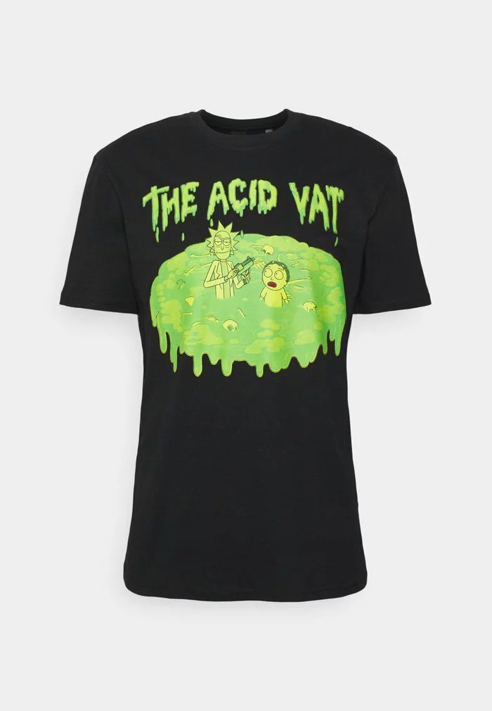 Only & Sons ONSRICKNMORTY TEE UNISEX - T-shirt Imprimé - Black 1 Only & Sons ONSRICKNMORTY TEE UNISEX - T-shirt Imprimé - Black