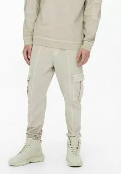 Only & Sons Pantalon Cargo - Silver Lining