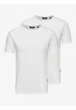 Only & Sons 2 PACK - T-shirt Basique - White 9 Only & Sons 2 PACK - T-shirt Basique - White -Only & Sons Soldes Boutique 2472aa1a2c0e4fd3870c3061d8735d0d