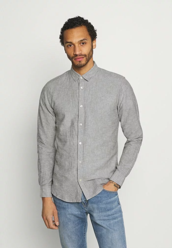 Only & Sons ONSCAIDEN STRIPE - Chemise - Olive Night 1 Only & Sons ONSCAIDEN STRIPE - Chemise - Olive Night