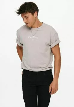 Only & Sons T-shirt Imprimé - Raindrops