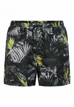 Only & Sons GEMUSTERTE - Short De Bain - Black -Only & Sons Soldes Boutique 25f8a9a11a2443e88a86de9013dfd6eb