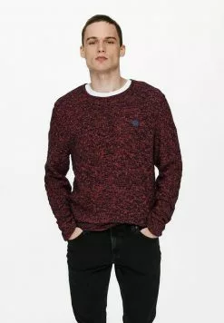 Only & Sons Pullover - Red Ochre