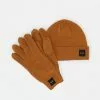 Only & Sons ONSXBOX GLOVES BEANIE SET - Gants - Camel
