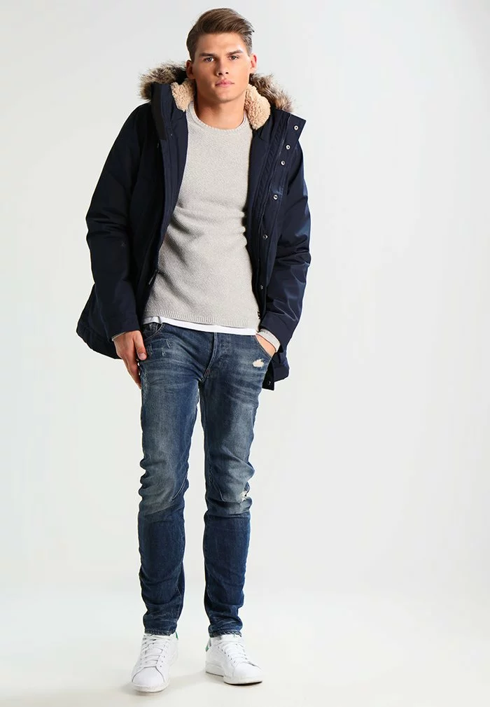 Only & Sons ONSDAN STRUCTURE CREW NECK - Pullover - Light Grey Melange 2 Only & Sons ONSDAN STRUCTURE CREW NECK - Pullover - Light Grey Melange – Image 2