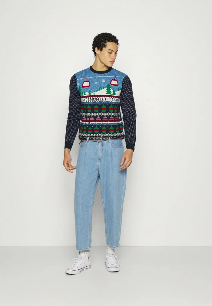 Only & Sons CREW JAQUARD - Pullover - Larkspur 2 Only & Sons CREW JAQUARD - Pullover - Larkspur – Image 2