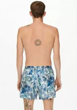 Only & Sons GEMUSTERTE - Short De Bain - Dress Blues -Only & Sons Soldes Boutique 29384ce66e1649e09f86a06cdd684a16