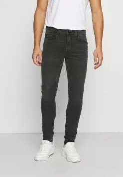 Only & Sons ONSWARP LIFE WASHED - Jeans Skinny - Black Denim