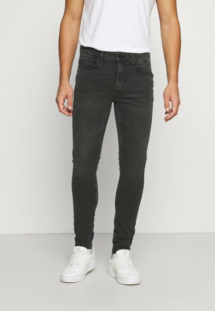 Only & Sons ONSWARP LIFE WASHED - Jeans Skinny - Black Denim 1 Only & Sons ONSWARP LIFE WASHED - Jeans Skinny - Black Denim