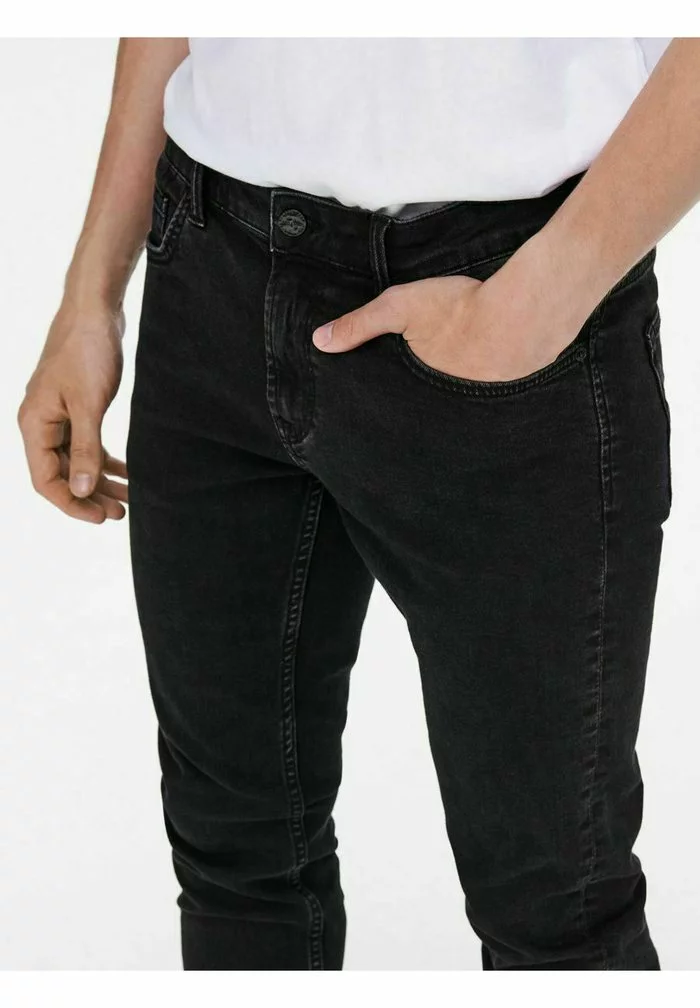 Only & Sons ONSLOOM LIFE - Jean Slim - Black Denim 4 Only & Sons ONSLOOM LIFE - Jean Slim - Black Denim – Image 4