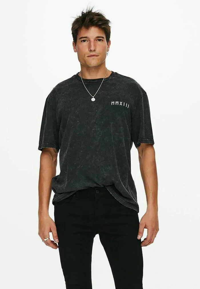 Only & Sons T-shirt Imprimé - Black 1 Only & Sons T-shirt Imprimé - Black