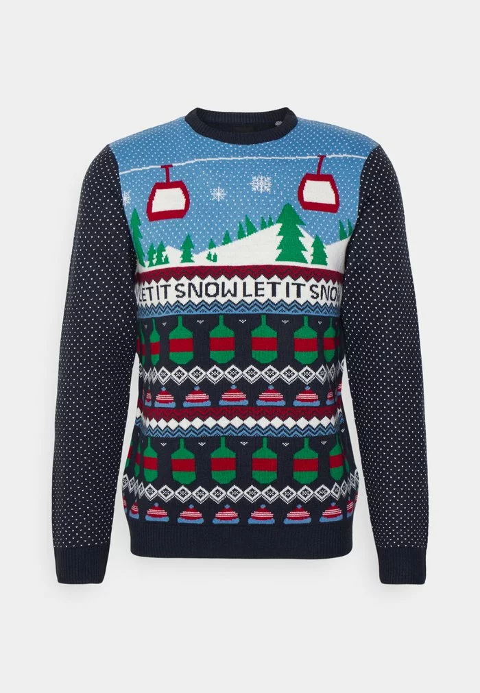 Only & Sons CREW JAQUARD - Pullover - Larkspur 4 Only & Sons CREW JAQUARD - Pullover - Larkspur – Image 4