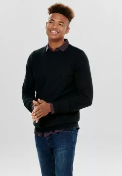 Only & Sons ONSMIKKEL CREW - Pullover - Black