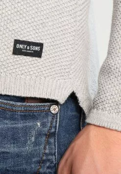 Only & Sons ONSDAN STRUCTURE CREW NECK - Pullover - Light Grey Melange 10 Only & Sons ONSDAN STRUCTURE CREW NECK - Pullover - Light Grey Melange -Only & Sons Soldes Boutique 2a3a066e551a4c449aa37a0d154032db