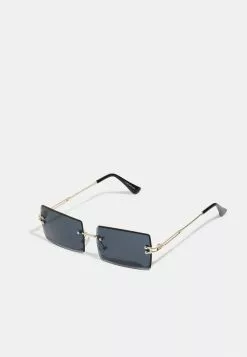 Only & Sons ONSSUNGLASSES UNISEX - Lunettes De Soleil - Dark Grey/ Gold-coloured