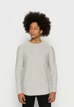 Only & Sons JONAS CREW - Pullover - Light Grey Melange