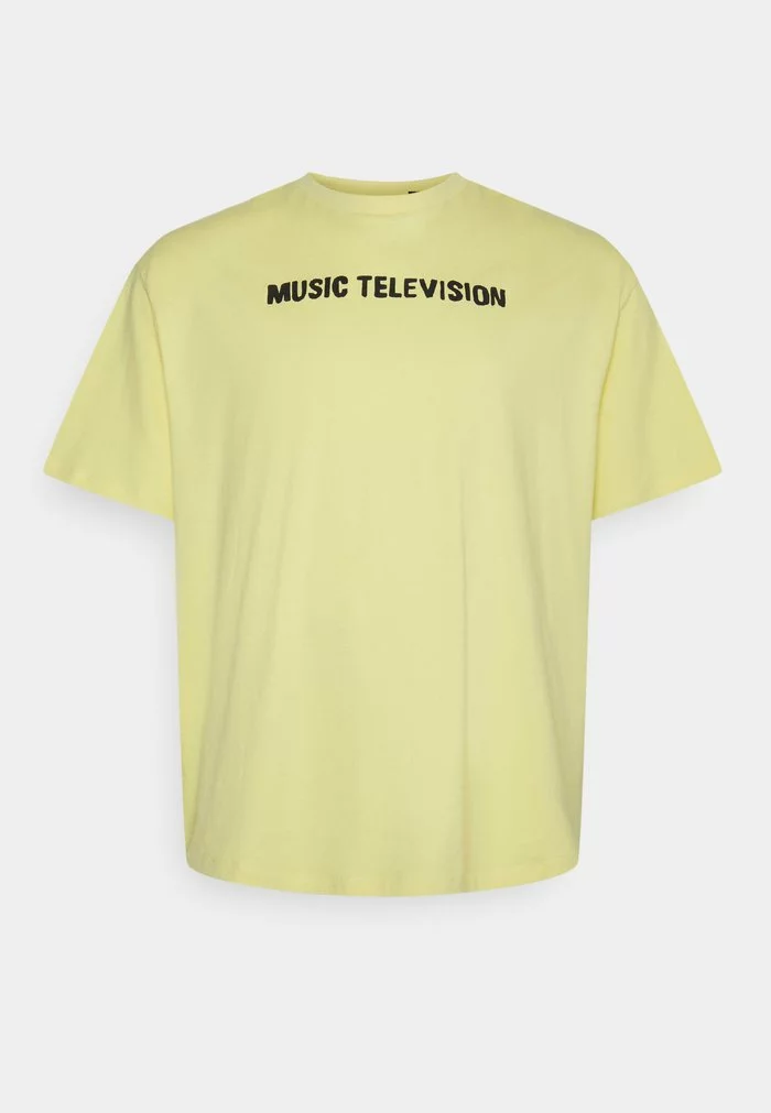 Only & Sons ONSMTV TEE - T-shirt Imprimé - Custard 2 Only & Sons ONSMTV TEE - T-shirt Imprimé - Custard – Image 2