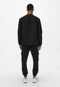 Only & Sons Blouson Bomber - Black -Only & Sons Soldes Boutique 2c30d28de001494c97d5e31815b1aa87