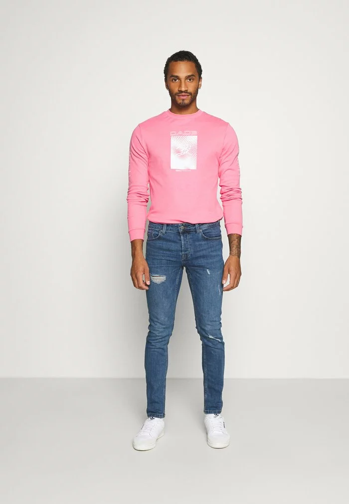 Only & Sons ONSLOOM DAMAGE - Jean Slim - Blue Denim 2 Only & Sons ONSLOOM DAMAGE - Jean Slim - Blue Denim – Image 2