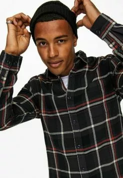 Only & Sons KAROMUSTER - Chemise - Dark Navy -Only & Sons Soldes Boutique 2d2ea172ea244ce7bc462f6261f2fb1a