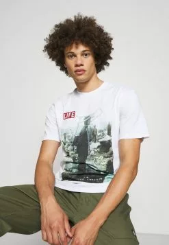 Only & Sons ONSLIFEMAGAZINE TEE - T-shirt Imprimé - White -Only & Sons Soldes Boutique 2dbefdb8eef54edaa9f2226012112e6c