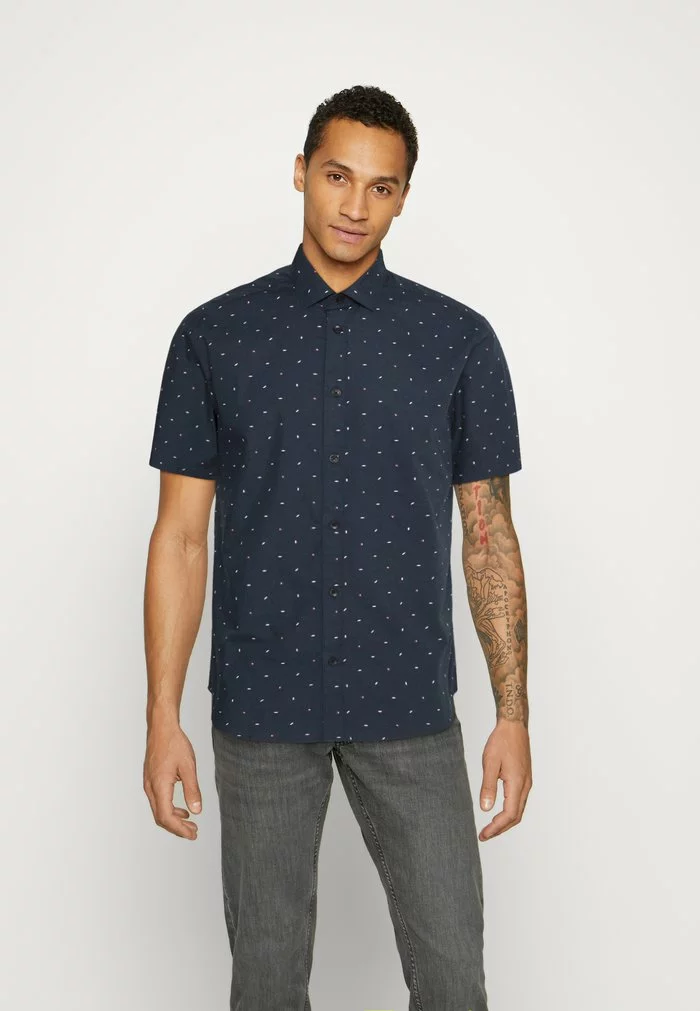 Only & Sons ONSSANE DITSY - Chemise - Dark Navy 1 Only & Sons ONSSANE DITSY - Chemise - Dark Navy