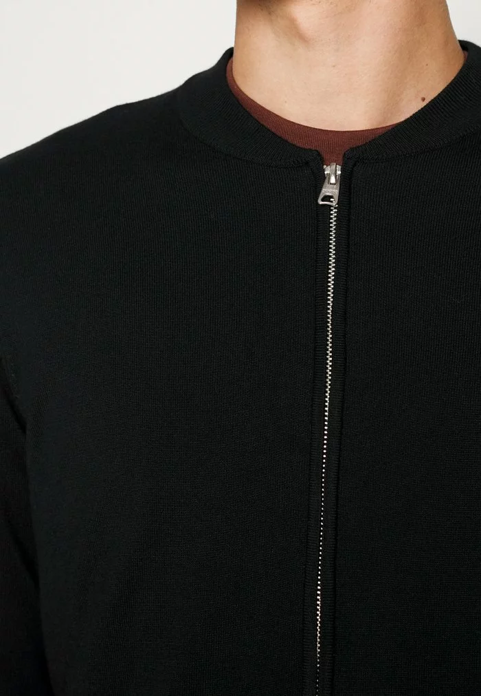 Only & Sons ONSWYLER LIFE KNIT - Sweat à Capuche Zippé - Black 5 Only & Sons ONSWYLER LIFE KNIT - Sweat à Capuche Zippé - Black – Image 5