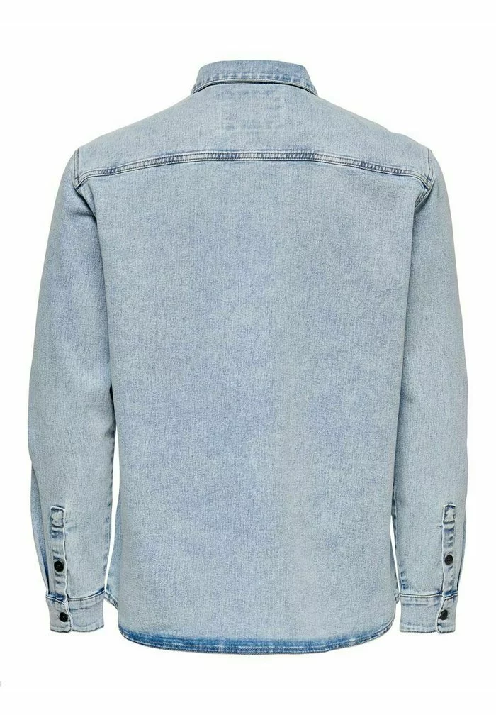 Only & Sons Chemise - Blue Denim 2 Only & Sons Chemise - Blue Denim – Image 2
