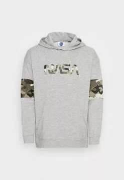 Only & Sons ONSNASA HOODIE - Sweatshirt - Light Grey Melange -Only & Sons Soldes Boutique 302d6596e77b47f980895757db0d1649