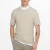 Only & Sons T-shirt Basique - Silver Lining Beige