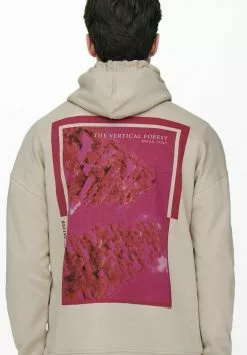 Only & Sons Sweat à Capuche - Silver Lining -Only & Sons Soldes Boutique 313c126b29254d14b3f47ed402f4dcb2