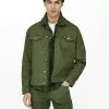 Only & Sons Veste En Jean - Olive Night