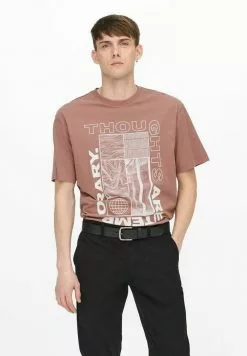 Only & Sons T-shirt Imprimé - Burlwood