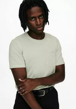 Only & Sons T-shirt Basique - Pussywillow Gray -Only & Sons Soldes Boutique 3640fe44eb444c9b81f1a59fa39d7c17