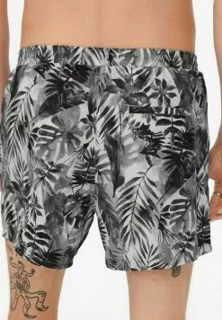 Only & Sons GEMUSTERTE - Short De Bain - Black -Only & Sons Soldes Boutique 36cfe68bf5e94c4a8e4816a34e889356