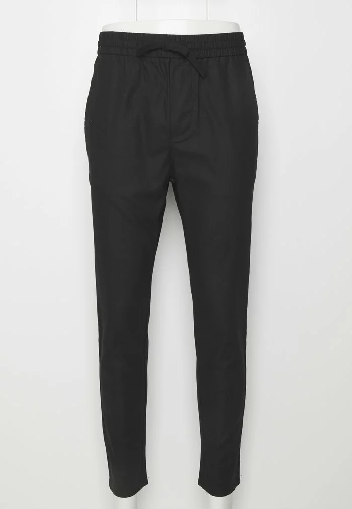Only & Sons ONSLINUS CROP MIX - Pantalon Classique - Black 1 Only & Sons ONSLINUS CROP MIX - Pantalon Classique - Black
