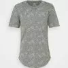 Only & Sons ONSSIKA - T-shirt Imprimé - Medium Grey Melange