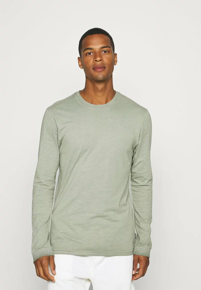 Only & Sons ONSMILLENIUM LIFE WASHED TEE - T-shirt à Manches Longues - Olive Night 1 Only & Sons ONSMILLENIUM LIFE WASHED TEE - T-shirt à Manches Longues - Olive Night