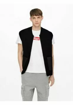 Only & Sons Veste Sans Manches - Black 9 Only & Sons Veste Sans Manches - Black -Only & Sons Soldes Boutique 3a8c46a0206743658248c12173daa9ea