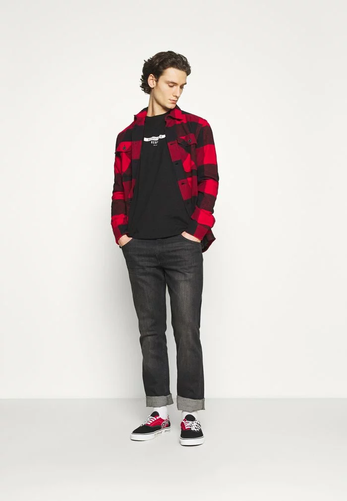 Only & Sons ONSMILO LIFE CHECK - Chemise - Fiery Red 2 Only & Sons ONSMILO LIFE CHECK - Chemise - Fiery Red – Image 2