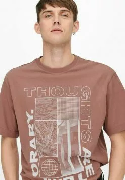 Only & Sons T-shirt Imprimé - Burlwood 9 Only & Sons T-shirt Imprimé - Burlwood -Only & Sons Soldes Boutique 3b6db7bb53e7472894f8956667f711a3