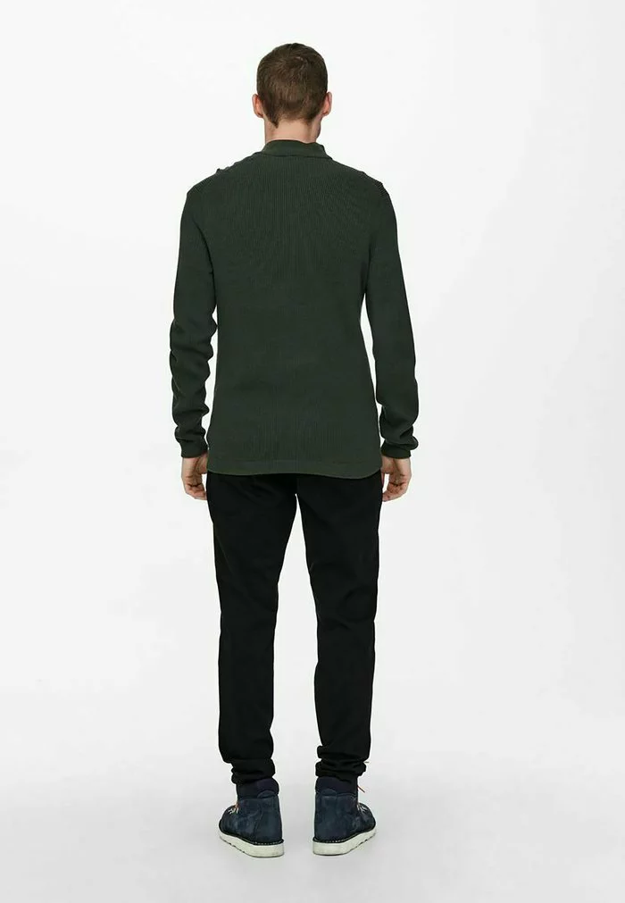 Only & Sons HALBREISSVERSCHLUSS - Sweat Polaire - Peat 3 Only & Sons HALBREISSVERSCHLUSS - Sweat Polaire - Peat – Image 3