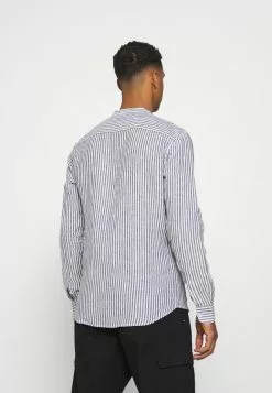 Only & Sons ONSKARLO MAO SHIRT - Chemise - Dark Navy/white -Only & Sons Soldes Boutique 3c48bbfec7a54cf08875d79afe83285d