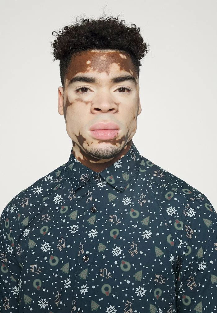 Only & Sons ONSXMAS MADO - Chemise - Dress Blues 4 Only & Sons ONSXMAS MADO - Chemise - Dress Blues – Image 4