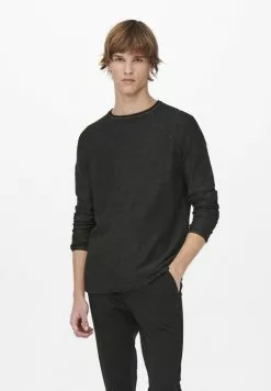 Only & Sons ONSDEXTOR RAGLAN - Pullover - Black -Only & Sons Soldes Boutique 3d80b4f81d214ba59573b9f033c7ec03
