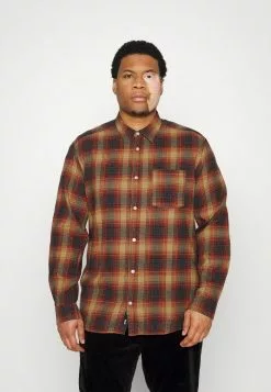 Only & Sons ONSLUCA LIFE TWILL CHECK - Chemise - Kangaroo