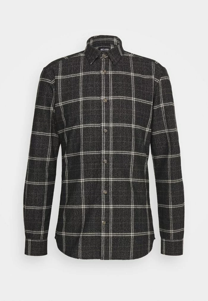 Only & Sons ONSMAZI LIFE CHECKED - Chemise - Black 5 Only & Sons ONSMAZI LIFE CHECKED - Chemise - Black – Image 5