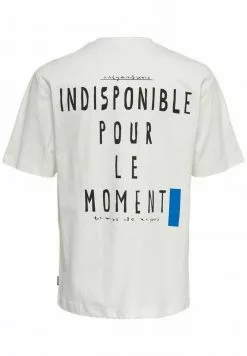 Only & Sons ONSWILBERT TEE - T-shirt Imprimé - Bright White -Only & Sons Soldes Boutique 41bc23e5dfaa422ea597745aa516d841