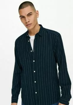 Only & Sons Chemise - Dark Navy -Only & Sons Soldes Boutique 42309015388d4de5982ab2e9bf89b91e